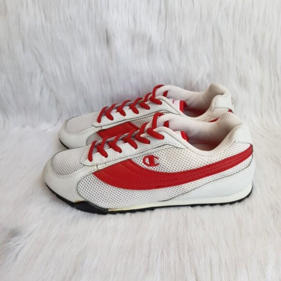 Champion Walking / Running Shoes White/red Vintage - Picture 5 of 16